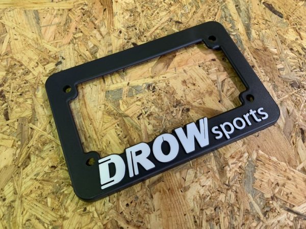 画像1: DROWsports License Plate Frame  (1)