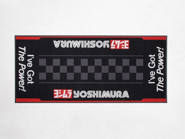 画像1: Yoshimura Racing Floor Mat  / ヨシムラレーシングフロアマット　大 (1)