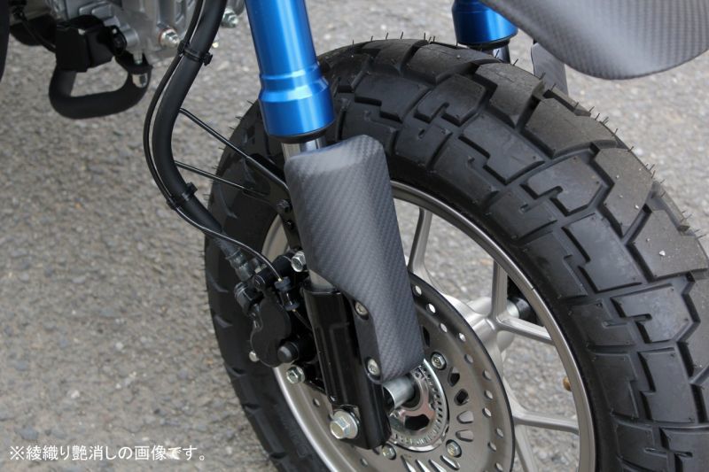 SPEEDRA MONKEY125 Dry Carbon Front Fork Guard ／ モンキー125 ドライカーボン フロントフォークガード  左右セット - TOKYOPARTS