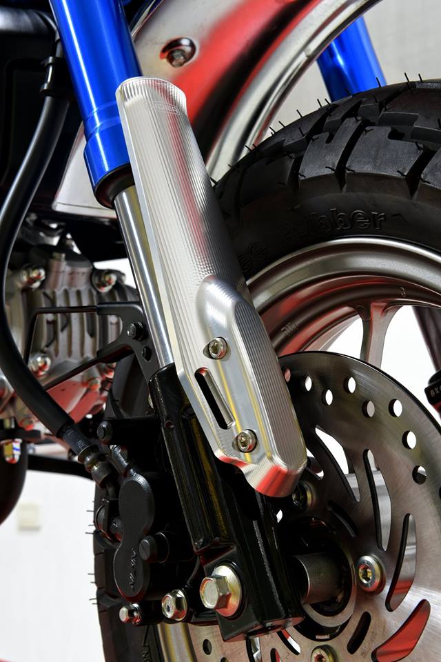 RIDEA MONKEY125 Front Fork Guard ／ モンキー125 フロントフォーク