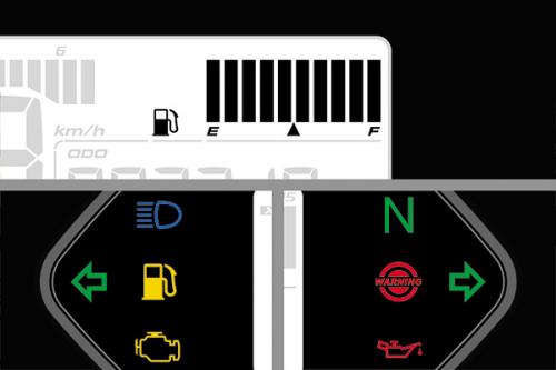 TAKEGAWA Square Multi LCD Meter ／ SP武川 スクエア マルチ LCD メーター - TOKYOPARTS